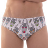 Barcode Berlin Slip de bain FETISH DOG Blanc